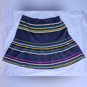 Rachel‎ Roy Striped Navy skirt Sz M
